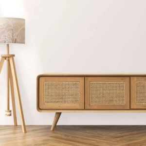 Cane Elegance TV Cabinet